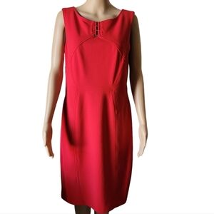 Ivanka Trump Maroon Sheath Dress Women’s Size Medium Work Wear